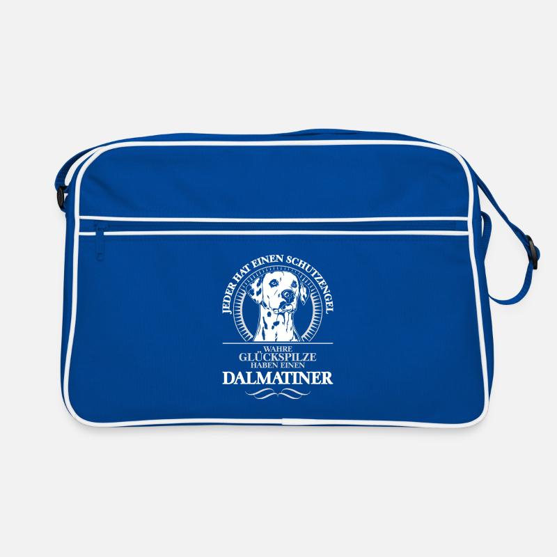 DALMATINER Schutzengel Wilsigns - Retro Tasche - Blau/Weiß