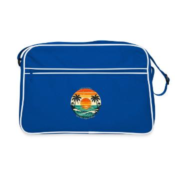 Endless Summer: Sea, Sun & Vibes - Retro Bag - blue/white - Front