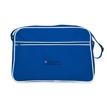 Austrian Apres Ski Instructor - Retro Tasche - Blau/Weiß - Vorne