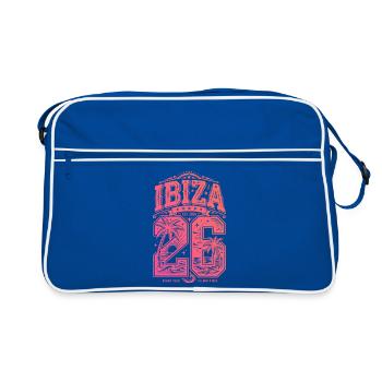 Maillot Ibiza 26 - Sac Retro - bleu/blanc - Devant