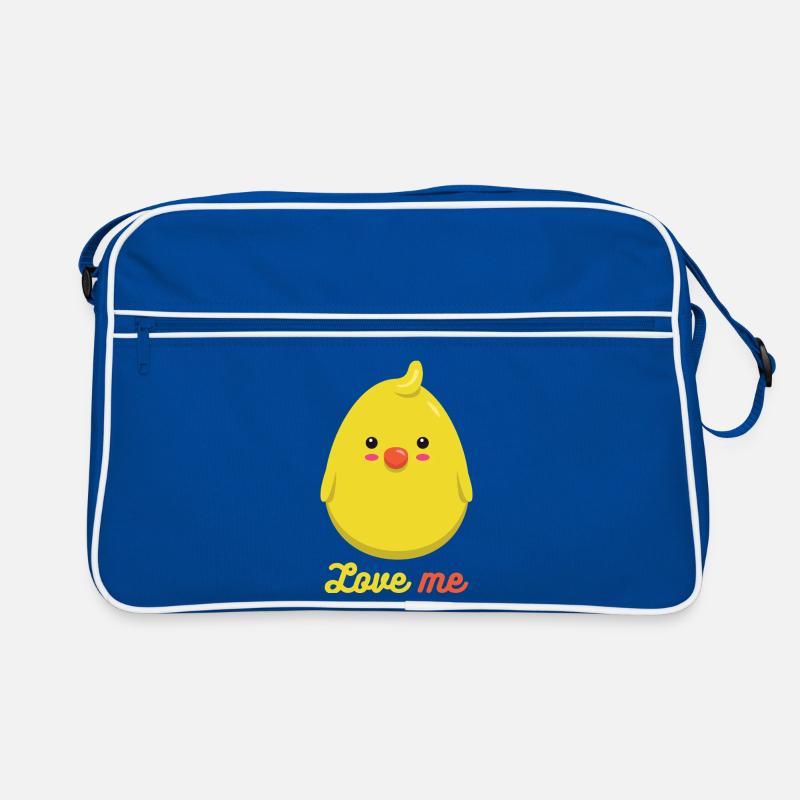 duck - Retro Bag - blue/white