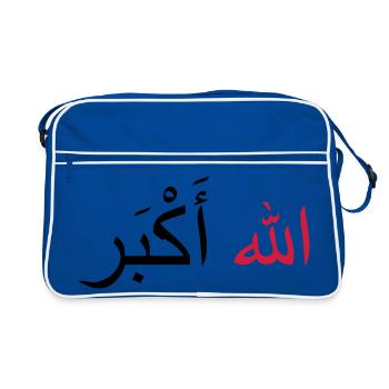Allah Akbar - Sac Retro - bleu/blanc - Devant