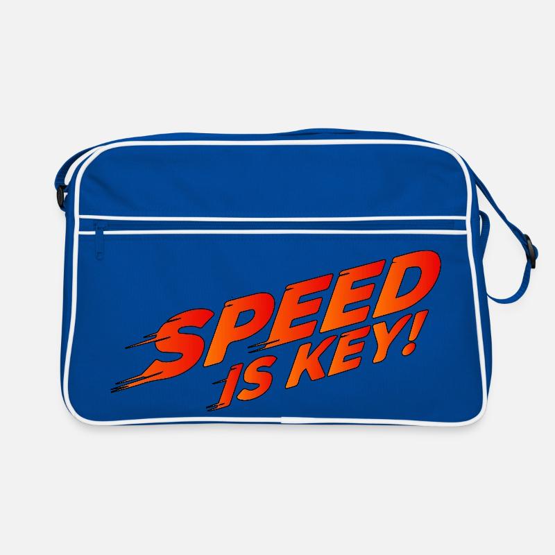 Speed Is Key Retro Racing Tee Retro Bag