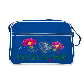 Pardonne-moi - Sac Retro - bleu/blanc - Devant
