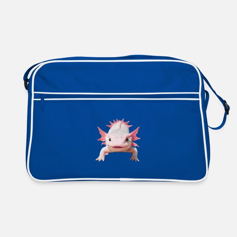Happy Axolotl Retro Bag