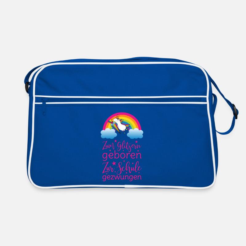 Licorne née à Sparkle forcée d’aller à l’école Sac Retro
