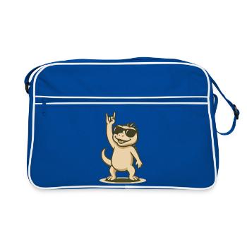 Bébé Rock’n’Reptile - Sac Retro - bleu/blanc - Devant