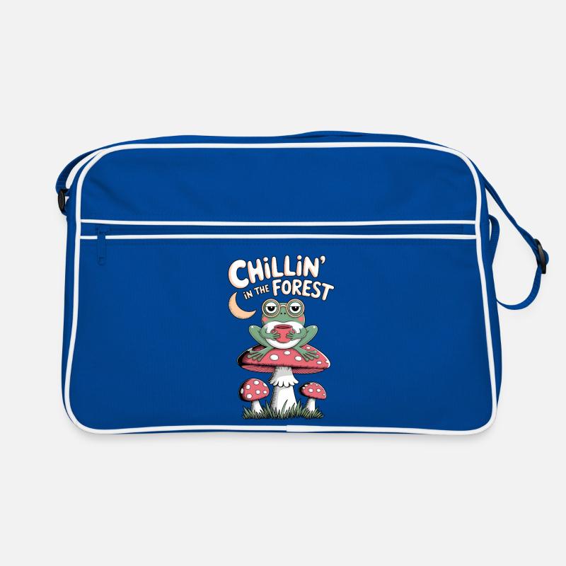 Chillin dans la grenouille de la forêt Sac Retro