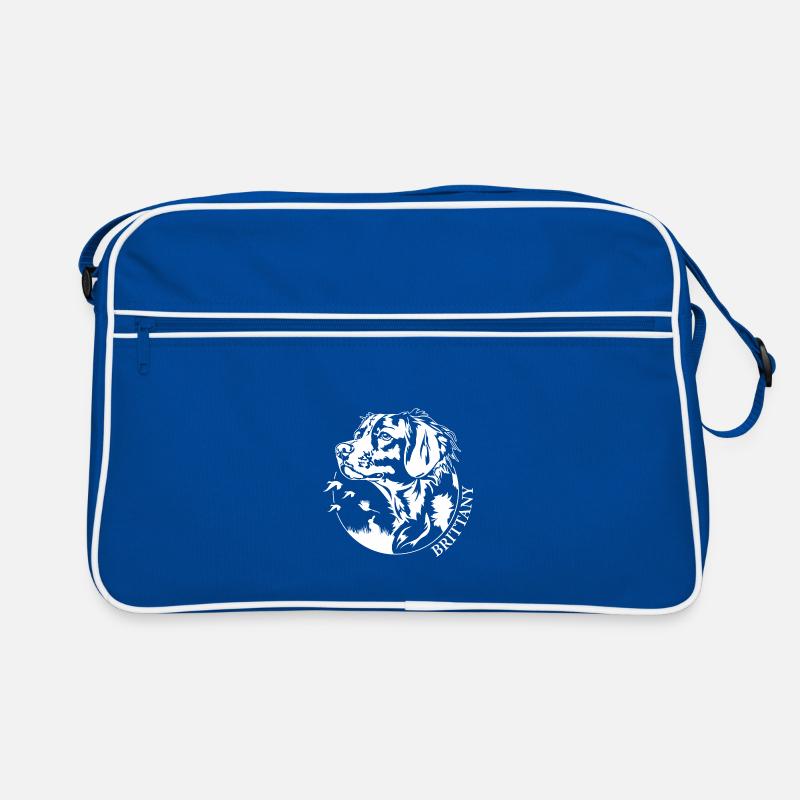 Brittany Jagdhund Jäger Jagdhunde Wilsigns Retro Tasche