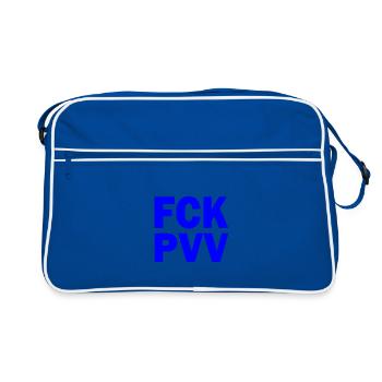 Fck pvv - Retro Bag - blue/white - Front
