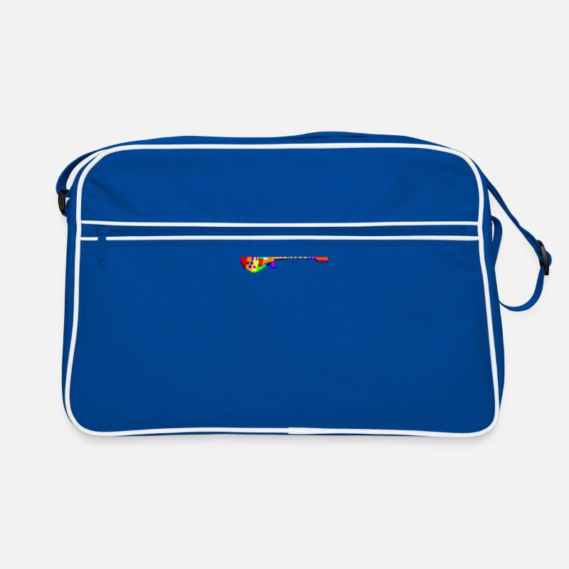 Guitare électrique colorée Sac Retro