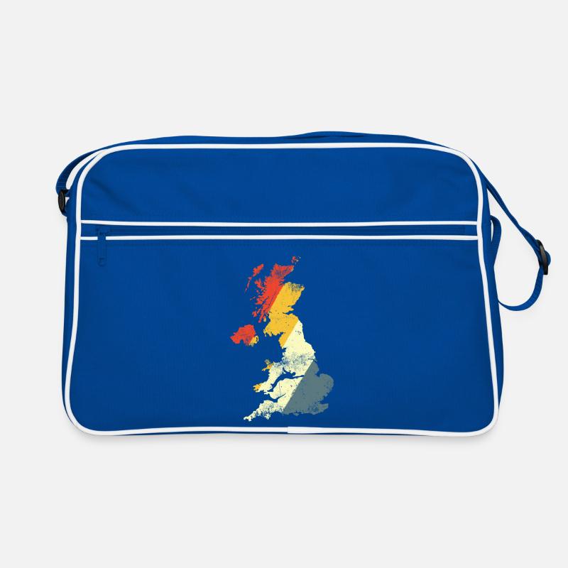 UK Map Prism Gradient Retro Bag