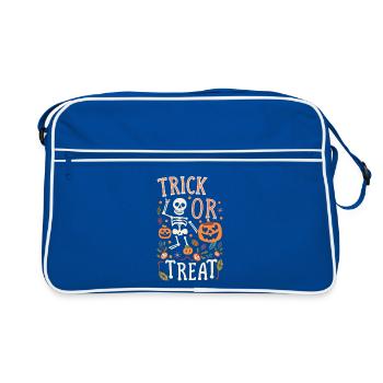 Des bonbons ou des bâtons - Sac Retro - bleu/blanc - Devant