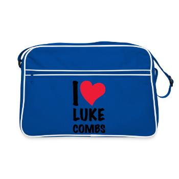 J’adore Luke Combs - Sac Retro - bleu/blanc - Devant