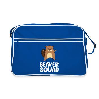 Beaver - Beaver Squad - Retro Bag - blue/white - Front