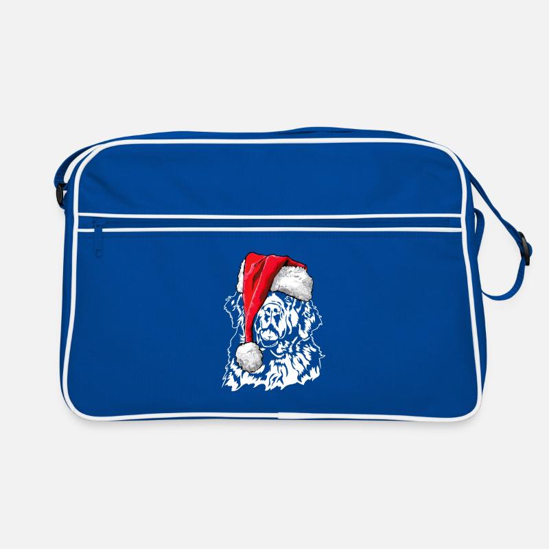 Père Noël Terre-Neuve chiens de Noël Wilsigns Sac Retro