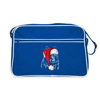 GROENENDAEL Noël casquette De Wilsign cadeau - Sac Retro - bleu/blanc - Devant