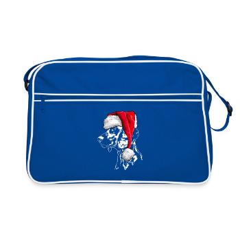 Santa HANOVERIAN SWEAT DOG Dogs Wilsigns - Retro Bag - blue/white - Front