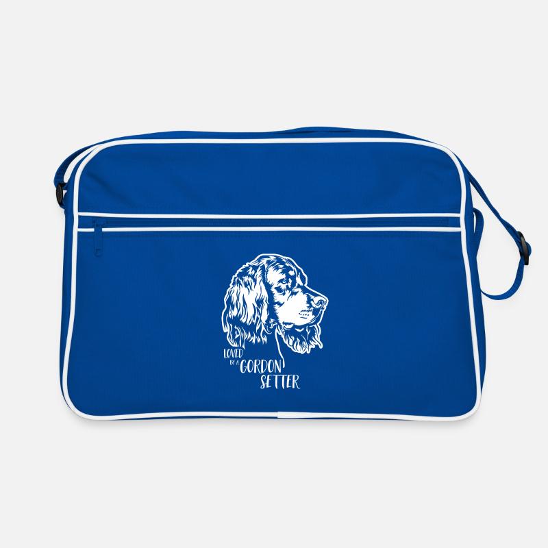 Loved by a Gordon Setter Dog Wilsigns Retro Bag