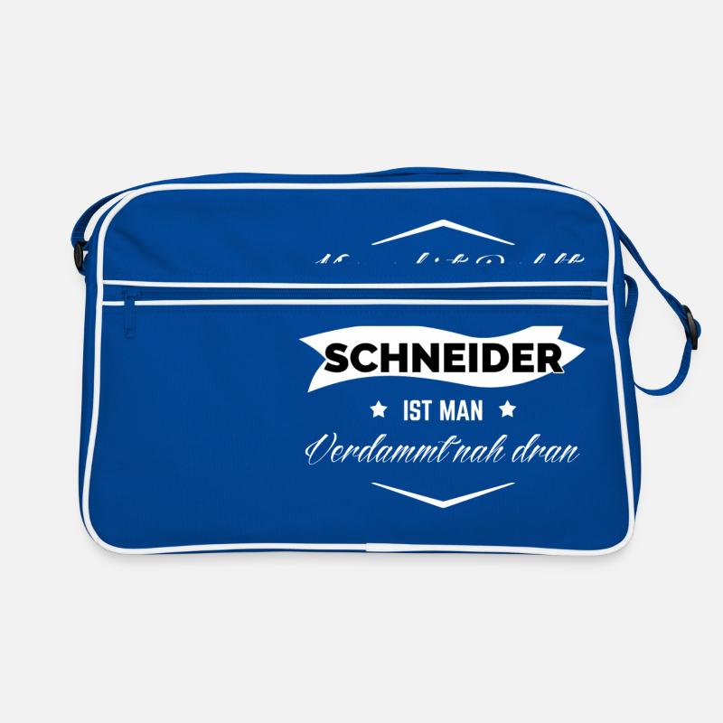 SCHNEIDER PERFEKT - Retro Tasche - Blau/Weiß