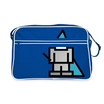 armée soldat soldat knight world a été la guerre mondiale136 - Sac Retro - bleu/blanc - Devant