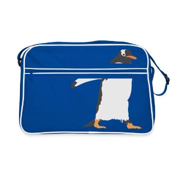 mignon pingouin - Sac Retro - bleu/blanc - Devant