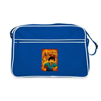 Racing Group Adventure Manga - Retro Bag - blue/white - Front