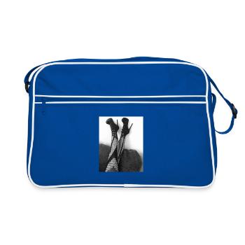 7E6FB826 AD47 4463 A545 90E6508F6BF1 - Retro Bag - blue/white - Front