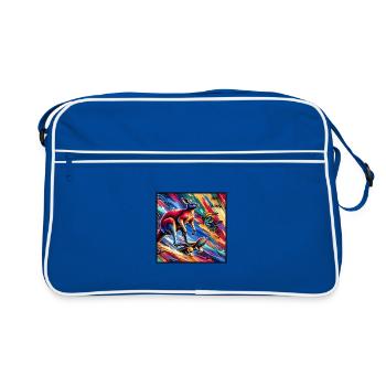 Kathy Sophia kangaroo t-shirts  - Retro Bag - blue/white - Front