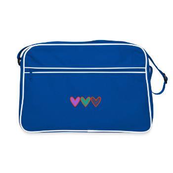 GRANNY. MOTHER'S DAY. HAPPY GRANNY'S DAY. I LOVE YOU - Retro Bag - blue/white - Front