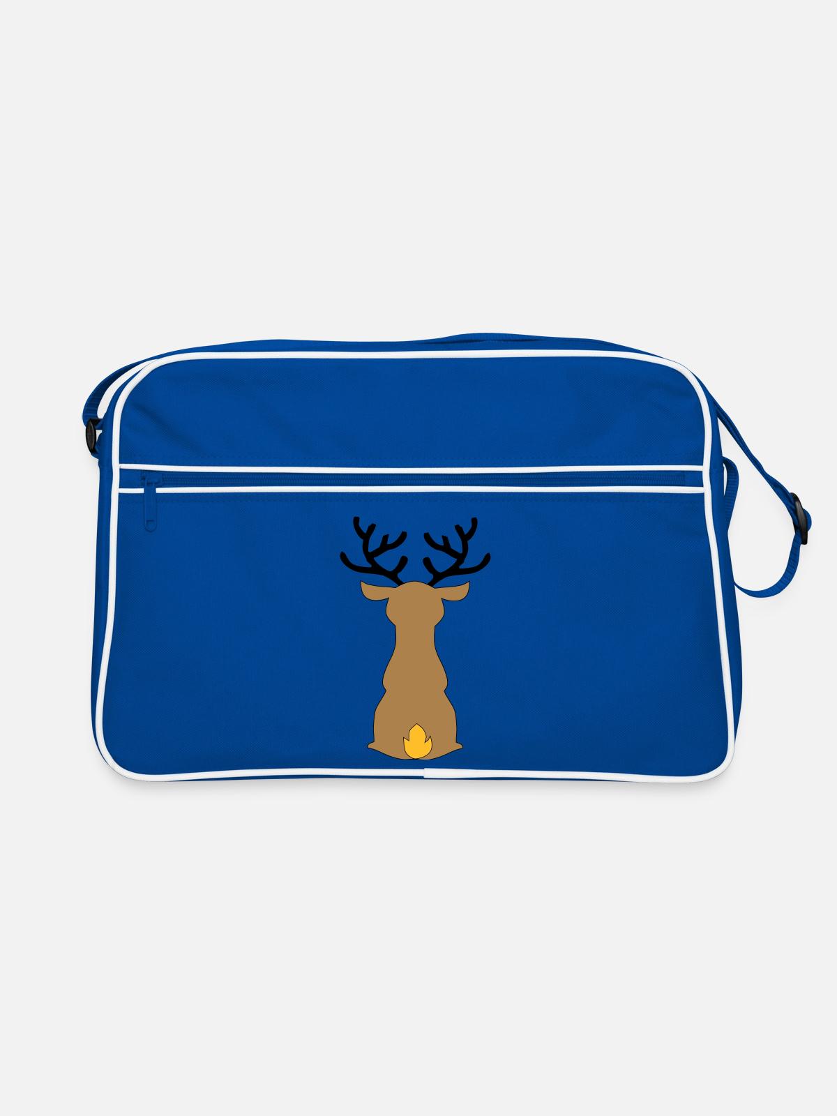 Noël - Sac Retro - bleu/blanc - Devant