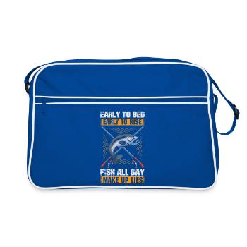 Pêcheurs Pêcheurs Pêcheurs Pêcheurs Pêcheurs Sportifs - Sac Retro - bleu/blanc - Devant