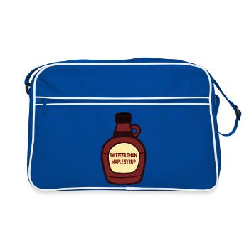 Complément sucré au sirop d’érable - Sac Retro - bleu/blanc - Devant