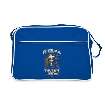 Medieval Festival Professional Tavern Visitor - Retro Bag - blue/white - Front