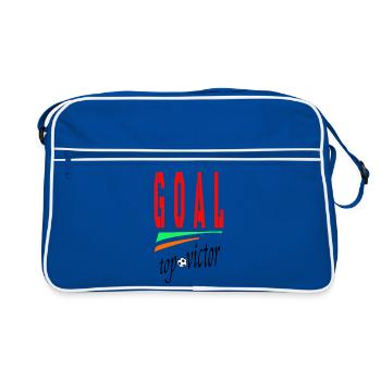 Goal Design Soccer Goal Art - Retro Bag - blue/white - Front