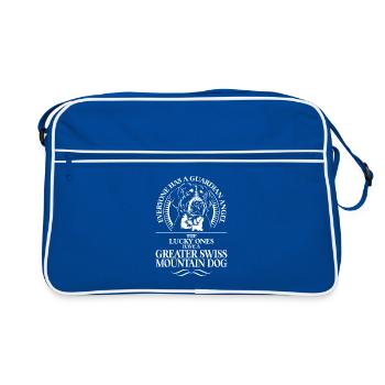 CHIEN DES GRANDS MONTAGNES Ange Gardien WILSIGNS - Sac Retro - bleu/blanc - Devant