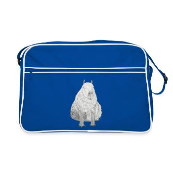 mignon capybara capybara capibara cochon d’Inde - Sac Retro - bleu/blanc - Devant