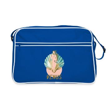 Venus - Retro Bag - blue/white - Front