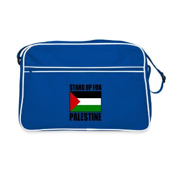 stand up for palestine - Sac Retro - bleu/blanc - Devant