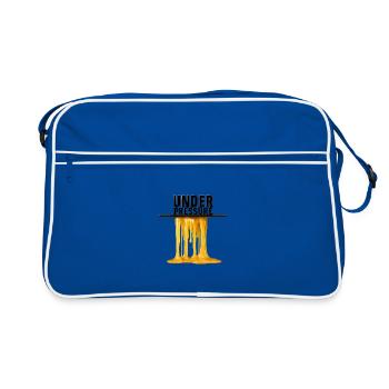 Sous pression Resine de Résine Cannabis - Sac Retro - bleu/blanc - Devant