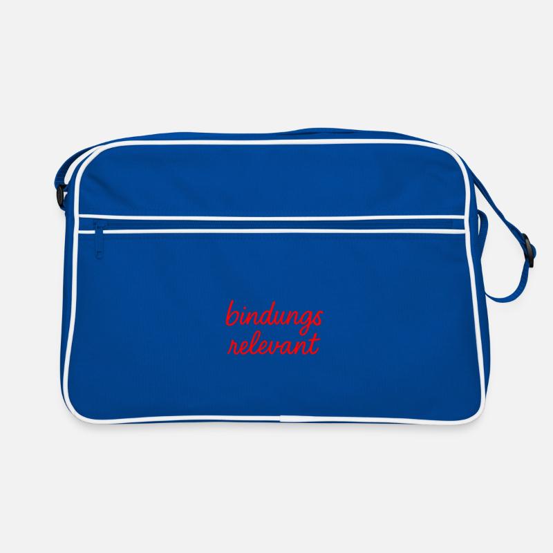 bindungsrelevant rot Retro Tasche