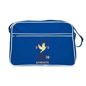 Cabin #10 in Camp Half Blood, Child of Aphrodite - Retro Bag - blue/white - Front