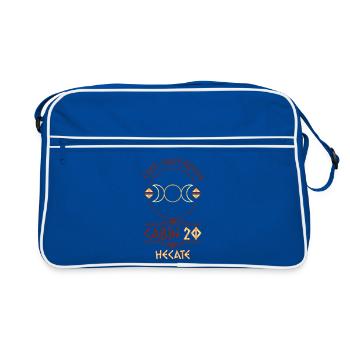 Cabin #20 in Camp Half Blood, Child of Hecate - Retro Bag - blue/white - Front