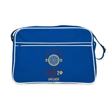 Cabin #20 in Camp Half Blood, Child of Hecate - Retro Bag - blue/white - Front