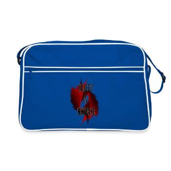 Objekt in Testfase - Retro Tasche - Blau/Weiß - Vorne