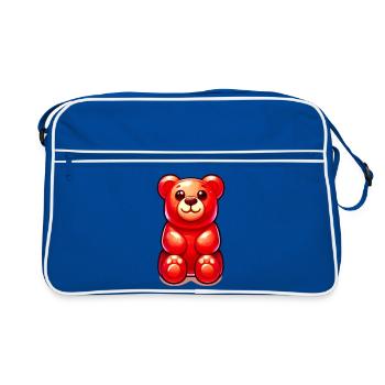 Nounours - Sac Retro - bleu/blanc - Devant