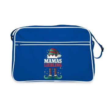 Christmas Mom's Favorite - Retro Bag - blue/white - Front