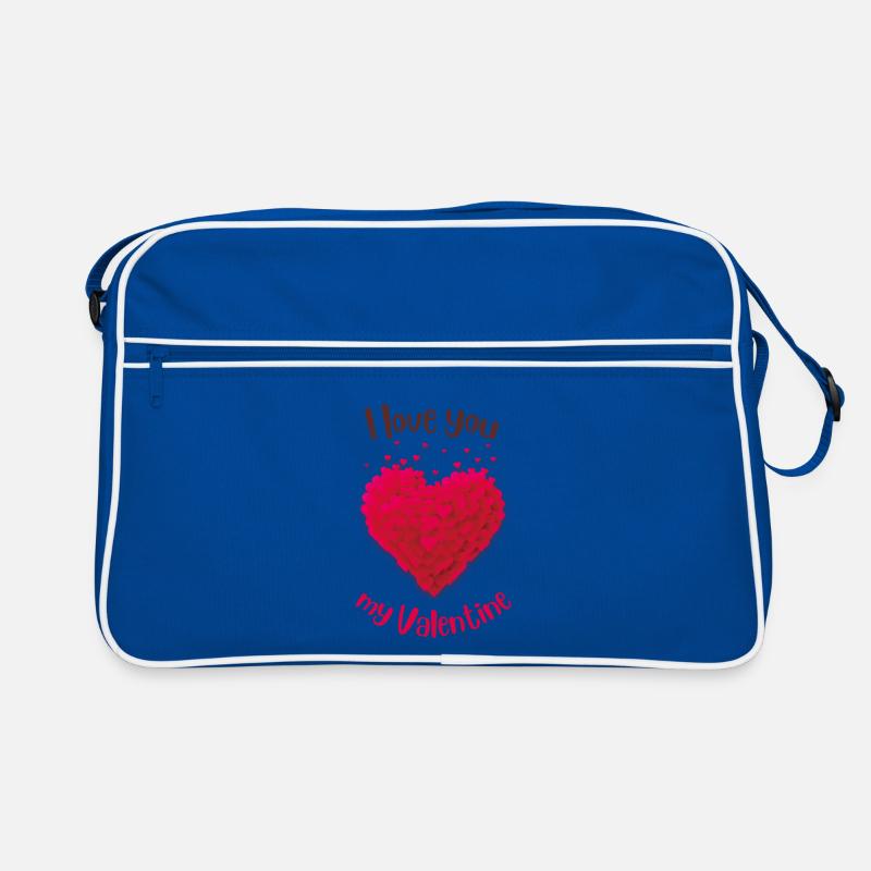 Je t’aime ma valentine Sac Retro