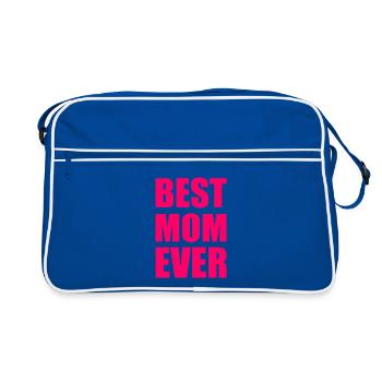 Best mom ever - Sac Retro - bleu/blanc - Devant