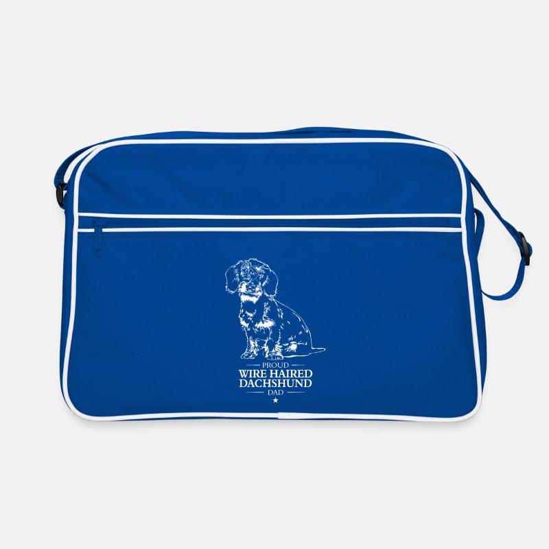 Wire Haired Dachshund Dad Wire-haired Dachshund Wilsigns Retro Bag